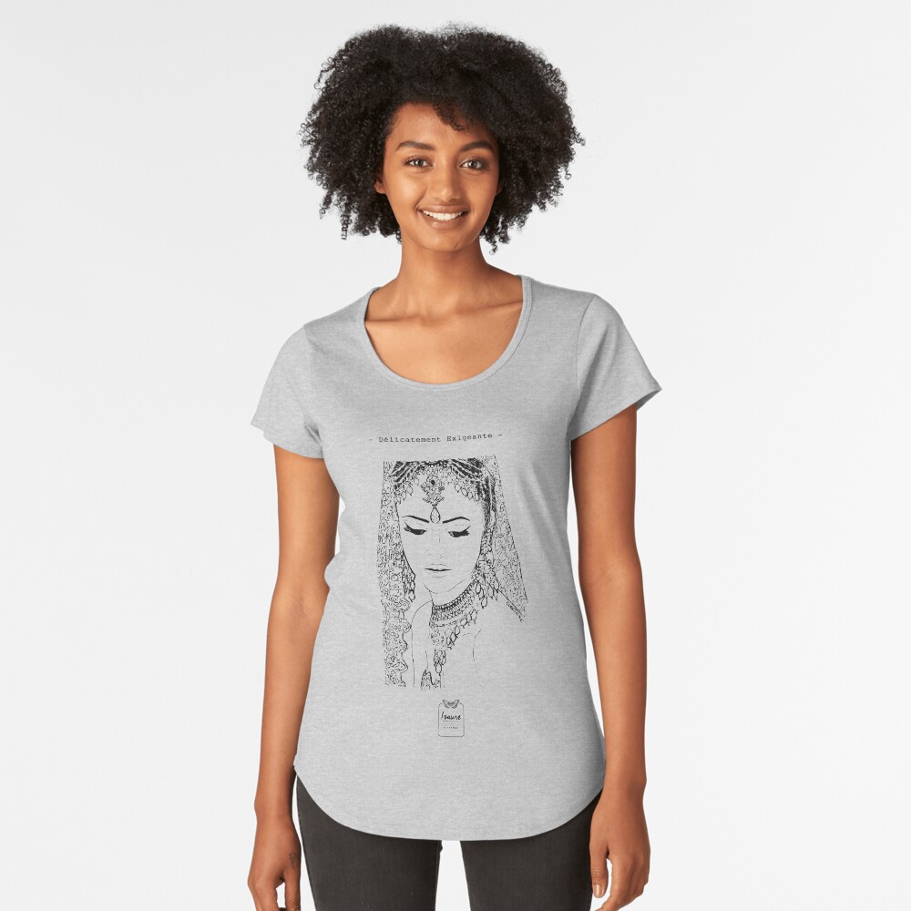 DELICATE DEMANDING Premium Scoop T-Shirt
