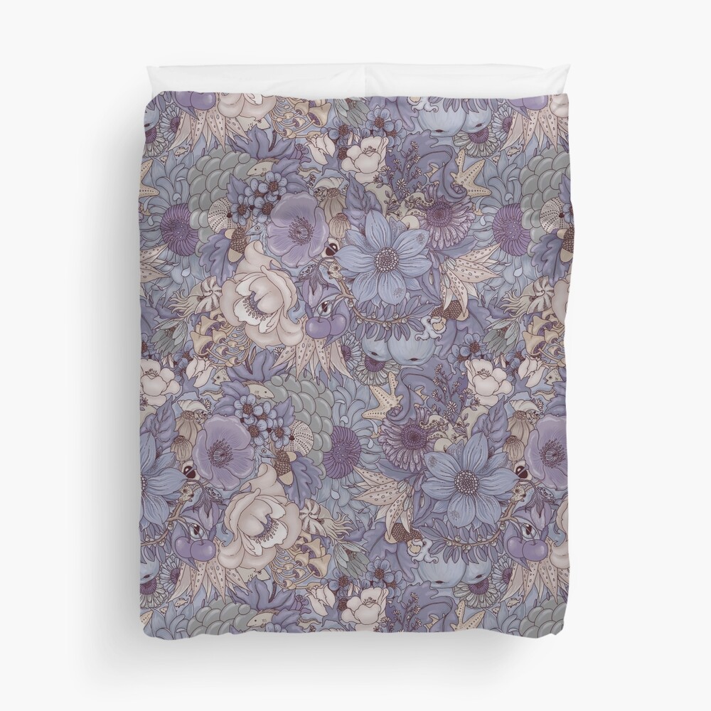 The Wild Side - Lavender Ice Duvet Cover