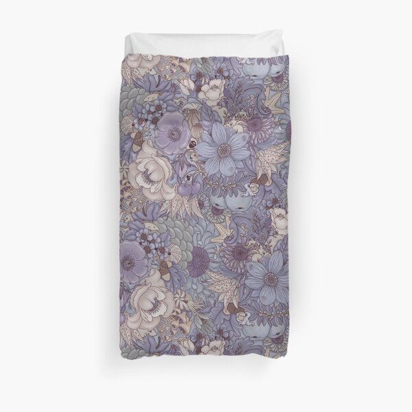 The Wild Side - Lavender Ice Duvet Cover
