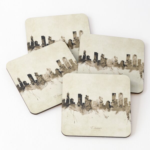Item preview, Denver Colorado Skyline designed and sold by ArtPrints.