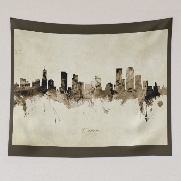 Item preview, Denver Colorado Skyline designed and sold by ArtPrints.