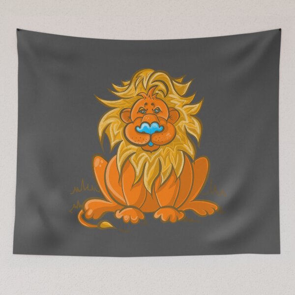 Item preview, Afro hair, African Lion. King of cartoons designed and sold by DebbieJoyArt.