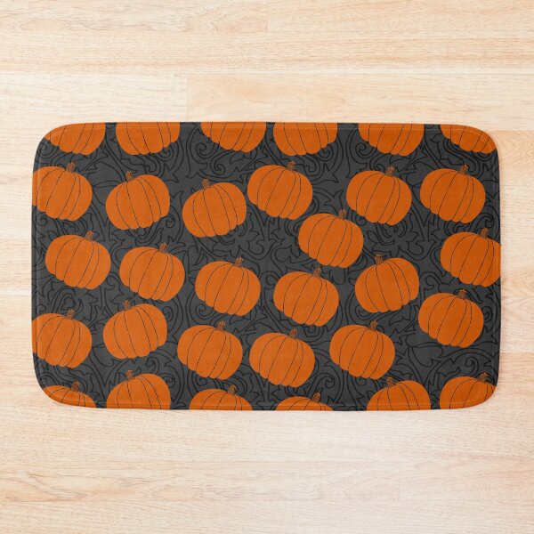 Item preview, Cute Pumpkins on Grey Background designed and sold by kapotka.