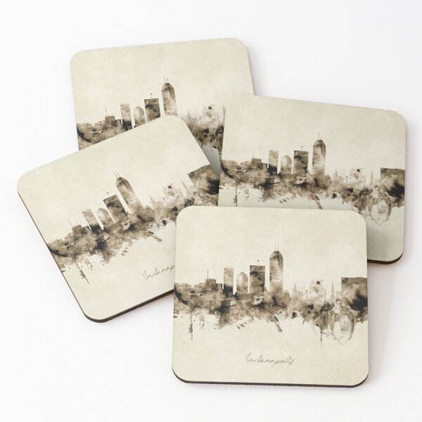 Artikelvorschau, Indianapolis Indiana Skyline entworfen und verkauft von ArtPrints.
