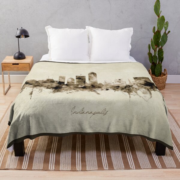 Artikelvorschau, Indianapolis Indiana Skyline entworfen und verkauft von ArtPrints.