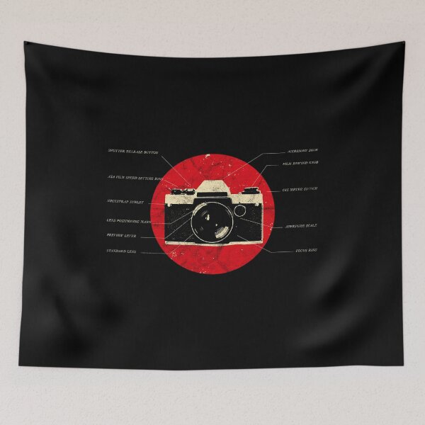 Item preview, Vintage Photographer SLR Camera Anatomy Analog Film Retro design designed and sold by A-Fashion.