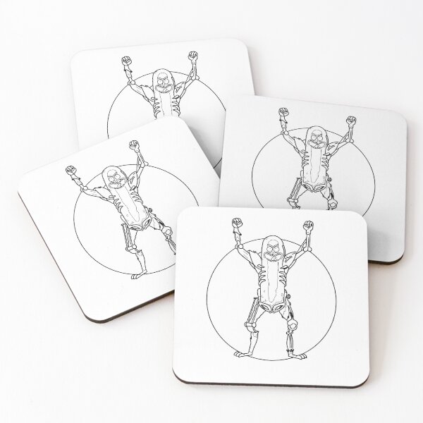 Pickle Rick | Rick and Morty Character Coasters (Set of 4)