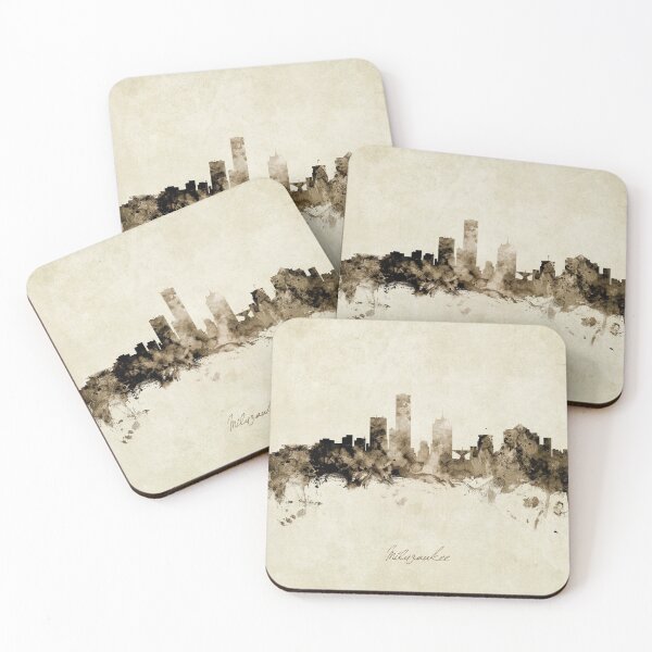 Item preview, Milwaukee Wisconsin Skyline designed and sold by ArtPrints.