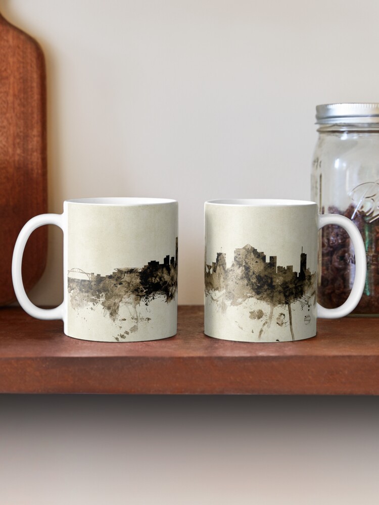 Milwaukee Wisconsin Skyline Coffee Mug by Michael Tompsett - Fine