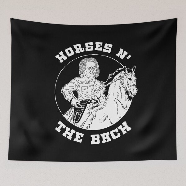 Item preview, Horses N The Bach designed and sold by Yipptee Shirts.