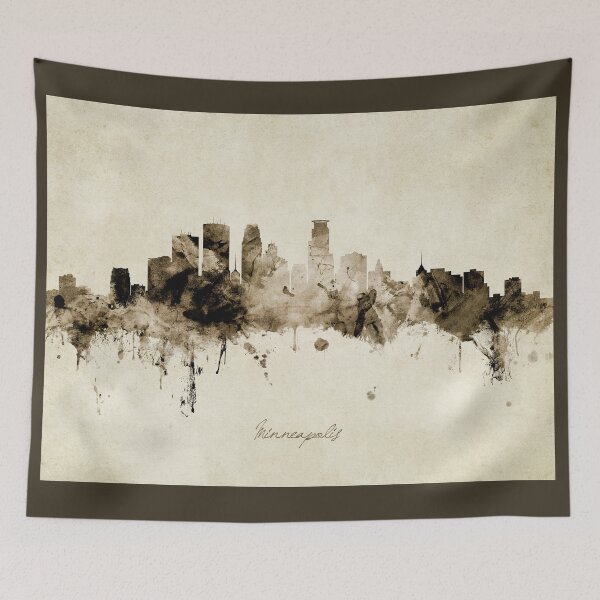 Artikelvorschau, Minneapolis Minnesota Skyline entworfen und verkauft von ArtPrints.