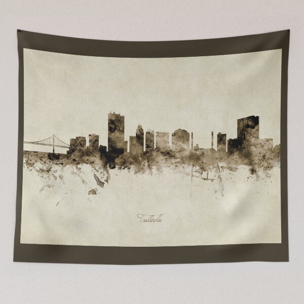 Item preview, Toledo Ohio Skyline designed and sold by ArtPrints.