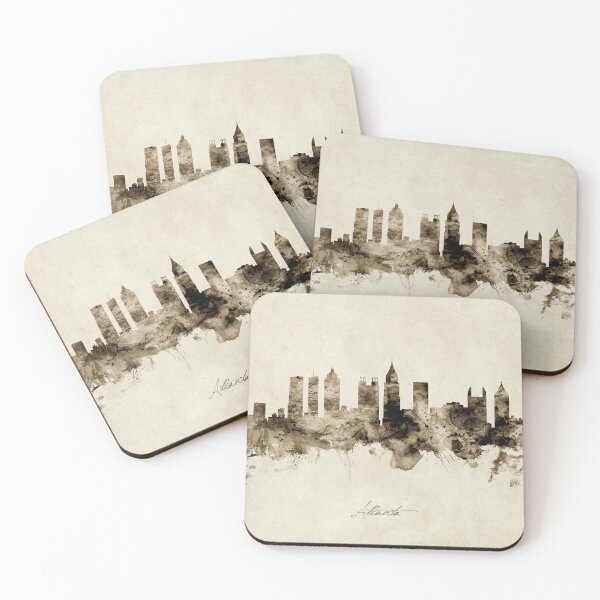 Item preview, Atlanta Georgia Skyline designed and sold by ArtPrints.