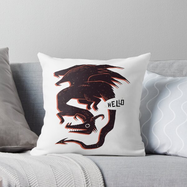 Item preview, black abstract dragon designed and sold by DerSenat.