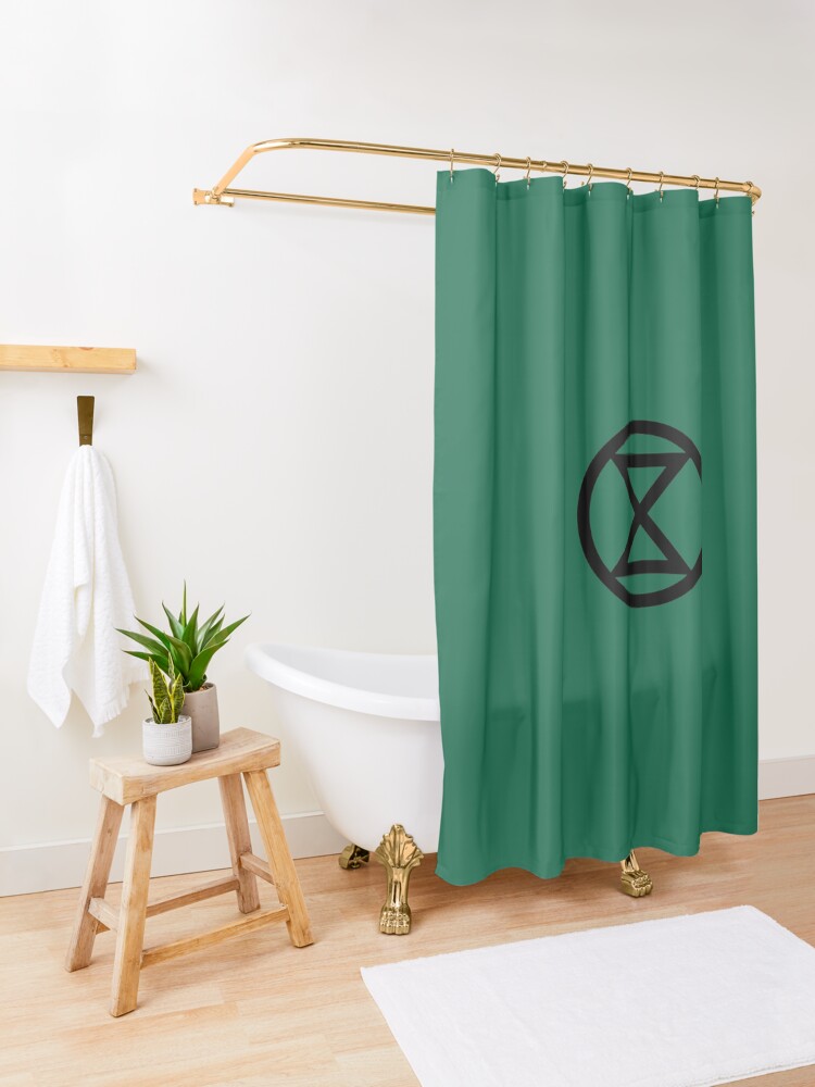 Alternative Ansicht von BEST SELLING Extinction Rebellion Merchandise Duschvorhang