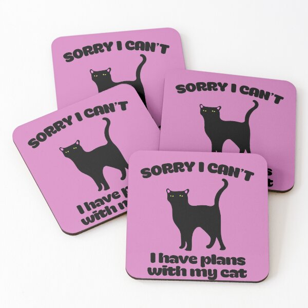 Item preview, Sorry I can't I have plans with my cat designed and sold by FrictionMaxxing.
