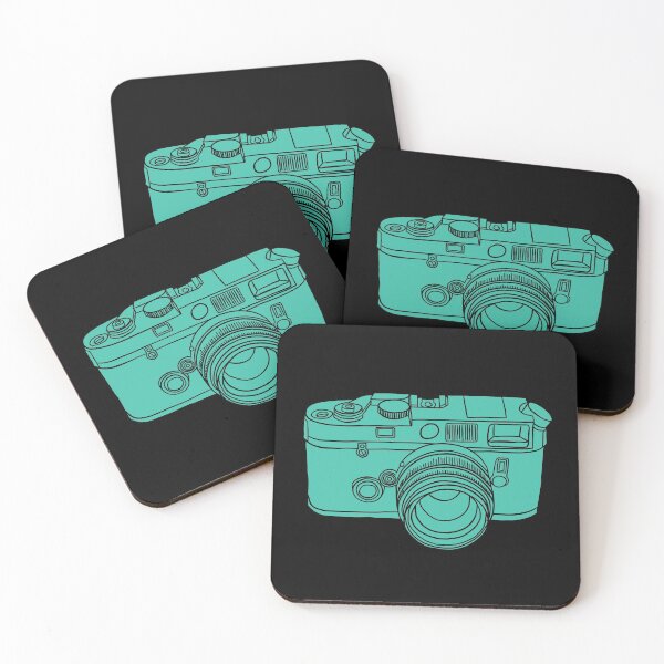 Item preview, Retro 35mm Film Camera - Rangefinder - Teal designed and sold by MOREDANKMEMES.