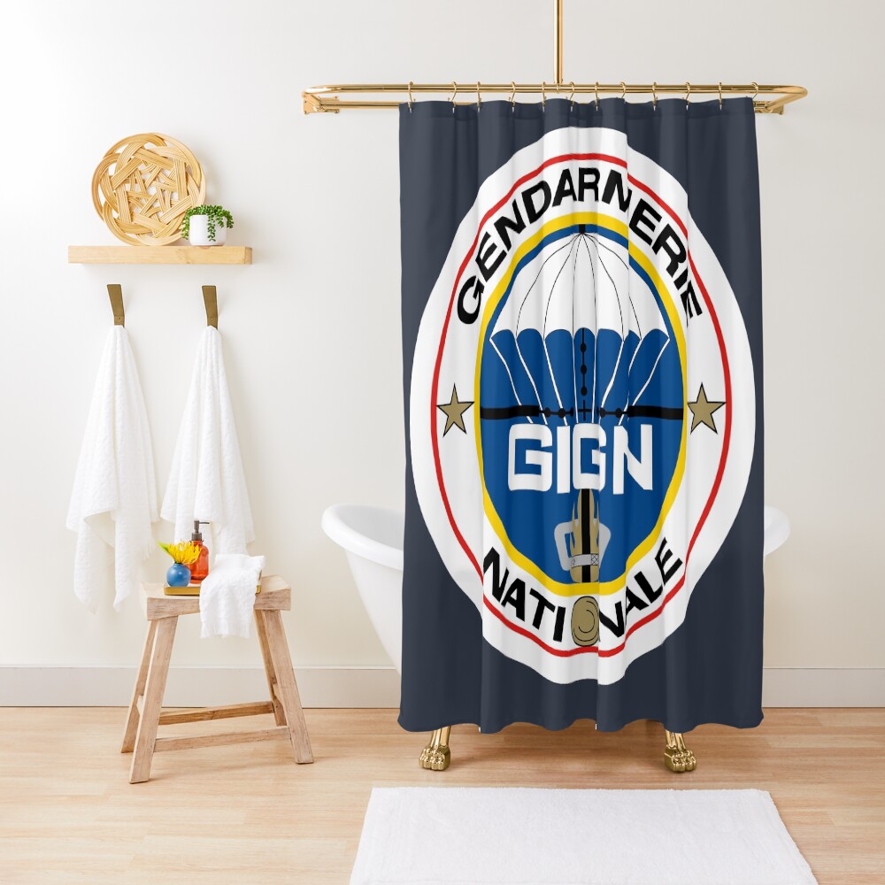 Taille Pour Entrer Dans La Gendarmerie Rideau de douche « communément abrégé GIGN (français: Groupe d
