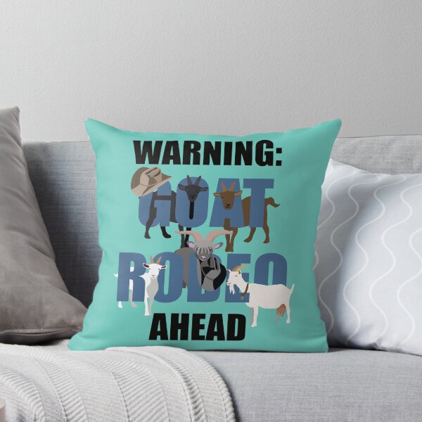 Item preview, Warning: Goat Rodeo Ahead designed and sold by Quick Brown Fox Canada.