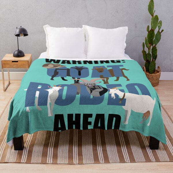 Item preview, Warning: Goat Rodeo Ahead designed and sold by Quick Brown Fox Canada.