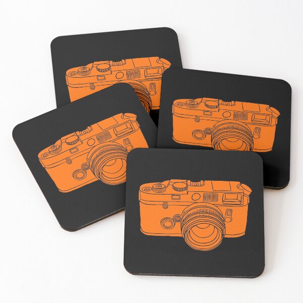 Item preview, Retro 35mm Film Camera - Rangefinder - Orange designed and sold by MOREDANKMEMES.