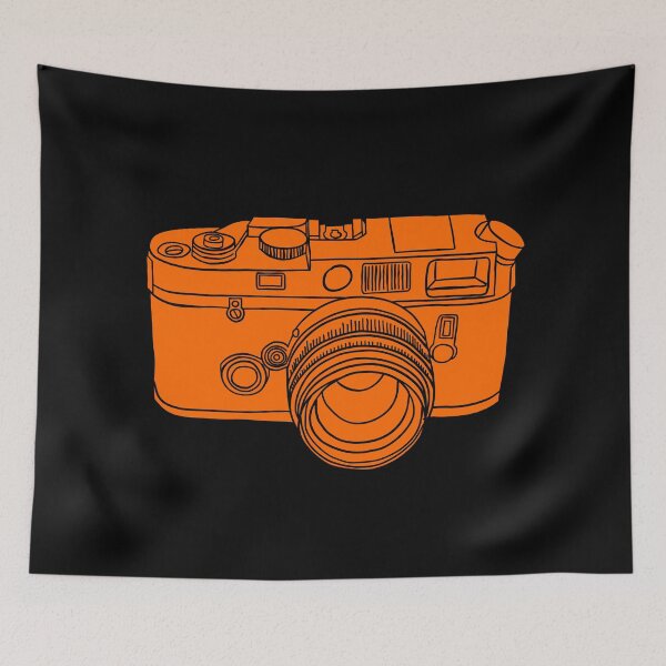 Item preview, Retro 35mm Film Camera - Rangefinder - Orange designed and sold by MOREDANKMEMES.