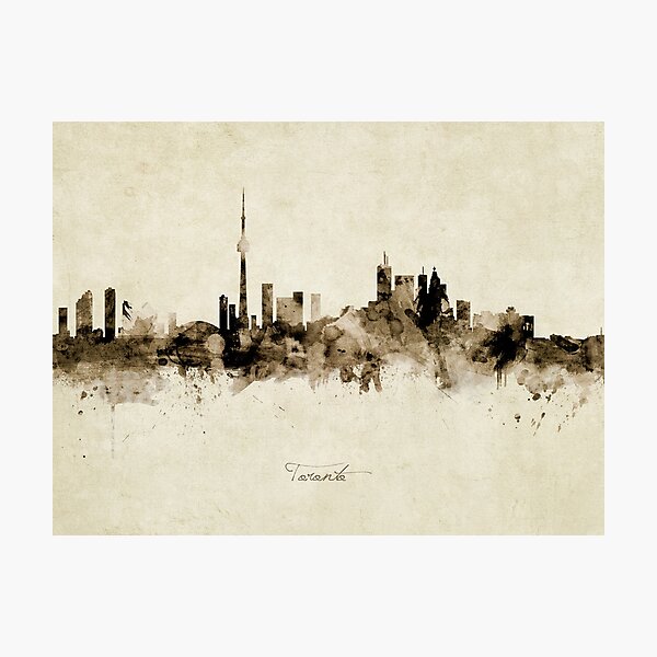 Item preview, Toronto Canada Skyline designed and sold by ArtPrints.