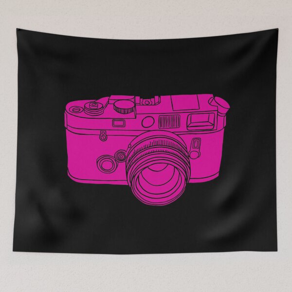 Item preview, Retro 35mm Film Camera - Rangefinder - Magenta designed and sold by MOREDANKMEMES.