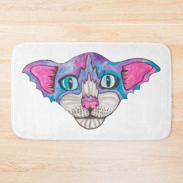 Item preview, Watercolor bat cat designed and sold by susserain.