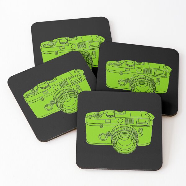 Item preview, Retro 35mm Film Camera - Rangefinder - Lime Green designed and sold by MOREDANKMEMES.