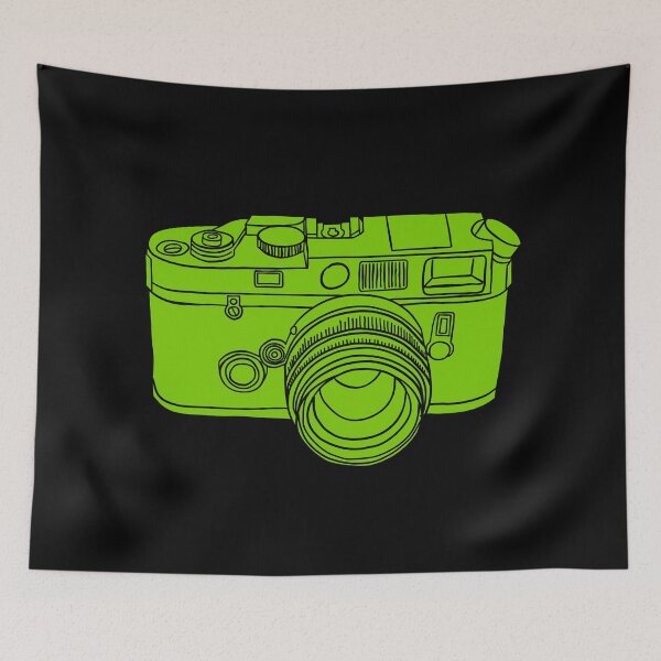 Item preview, Retro 35mm Film Camera - Rangefinder - Lime Green designed and sold by MOREDANKMEMES.