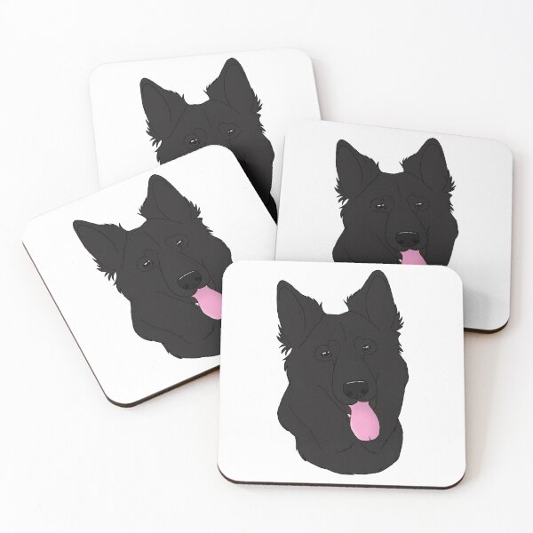 Item preview, German Shepherd Dog Longhair - Black designed and sold by Cynthiaetal.