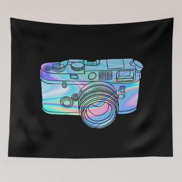 Item preview, Retro 35mm Film Camera - Rangefinder - Iridescent  designed and sold by MOREDANKMEMES.
