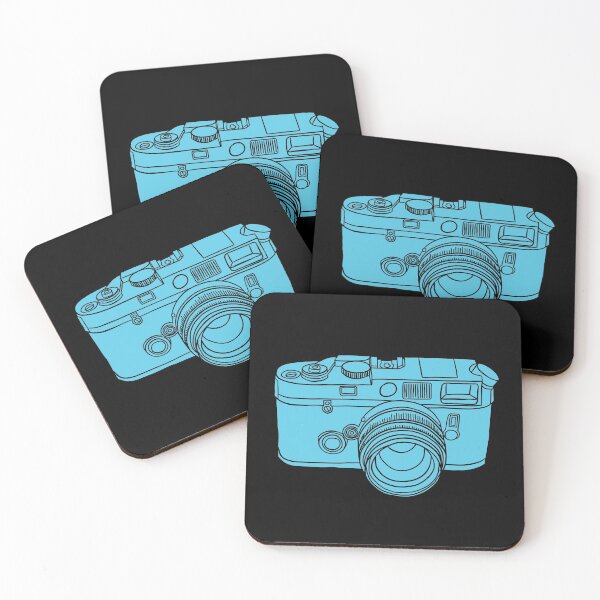 Item preview, Retro 35mm Film Camera - Rangefinder - Ice Blue designed and sold by MOREDANKMEMES.