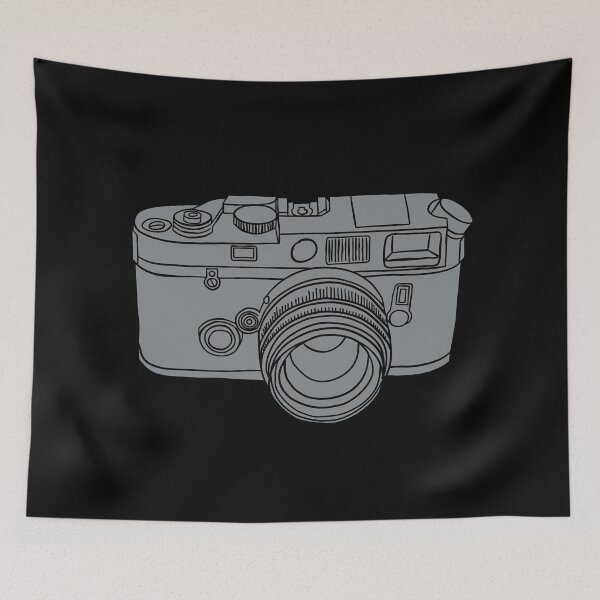 Item preview, Retro 35mm Film Camera - Rangefinder - Grey designed and sold by MOREDANKMEMES.