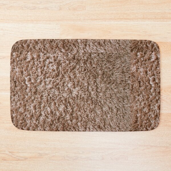 Item preview, Brown furry material designed and sold by pinkal.