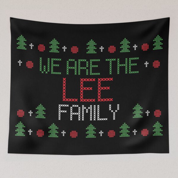 Item preview, We are The Lee Christmas Family designed and sold by elhefe.