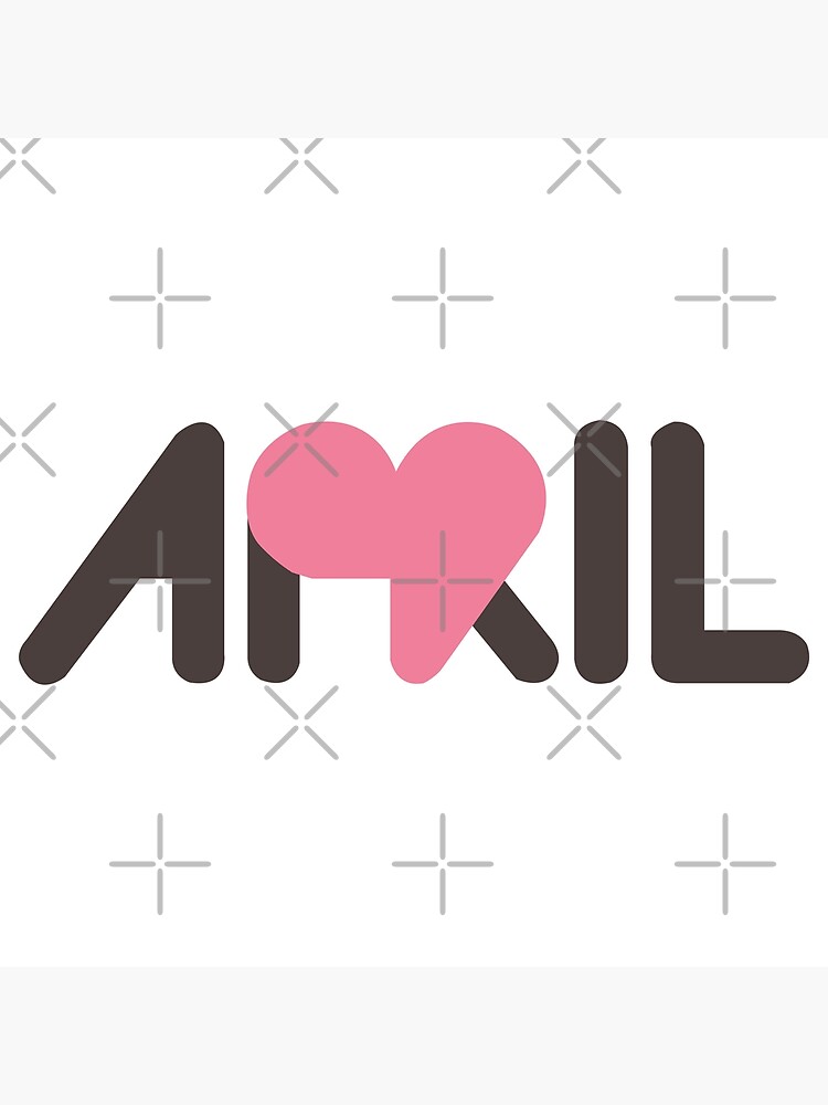 "KPOP GIRL GROUP APRIL OFFICIAL LOGO" Art Print by LySaVN | Redbubble