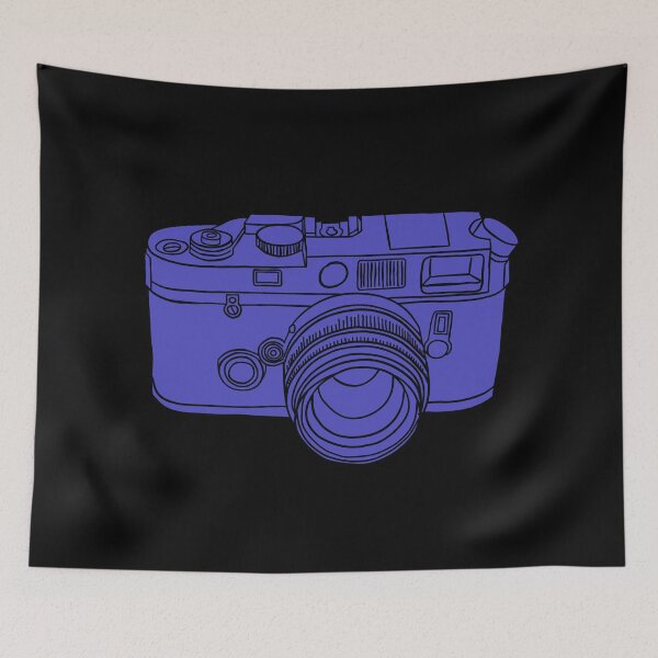 Item preview, Retro 35mm Film Camera - Rangefinder - Blue designed and sold by MOREDANKMEMES.