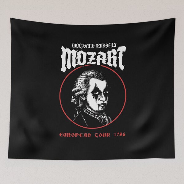 Item preview, Mozart Metal designed and sold by Yipptee Shirts.