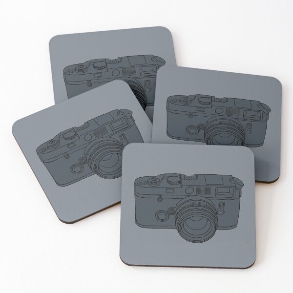 Item preview, Retro 35mm Film Camera - Rangefinder - Charcoal Grey designed and sold by MOREDANKMEMES.