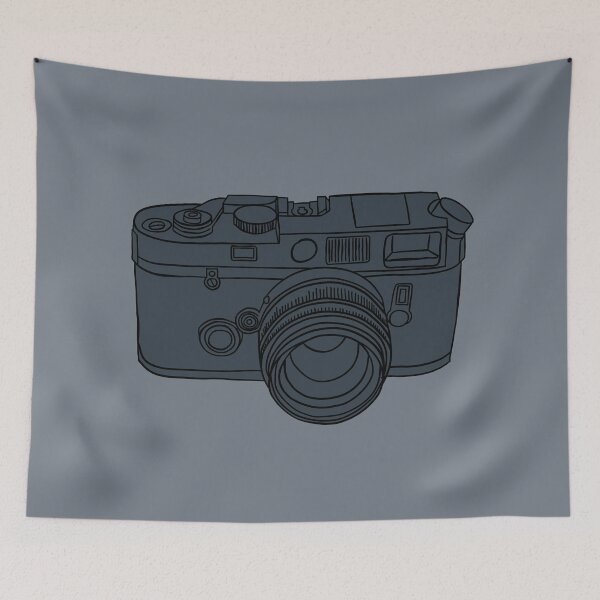 Item preview, Retro 35mm Film Camera - Rangefinder - Charcoal Grey designed and sold by MOREDANKMEMES.