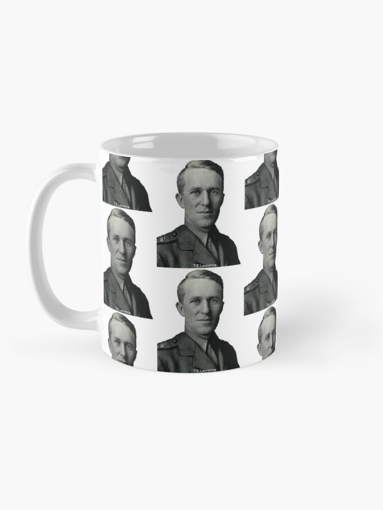 Alternate view of T.E.Lawrence (Lawrence of Arabia) in military uniform Mug