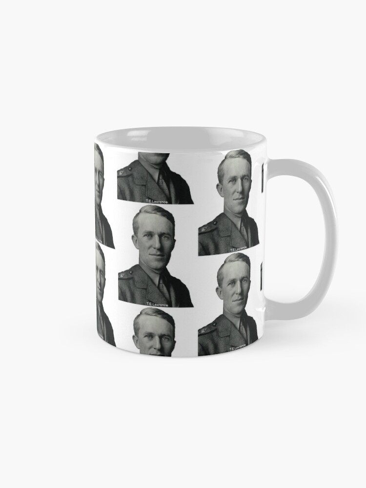 Alternate view of T.E.Lawrence (Lawrence of Arabia) in military uniform Mug
