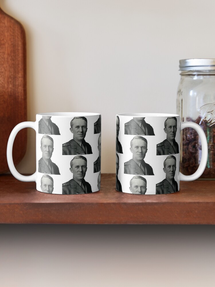 Alternate view of T.E.Lawrence (Lawrence of Arabia) in military uniform Mug