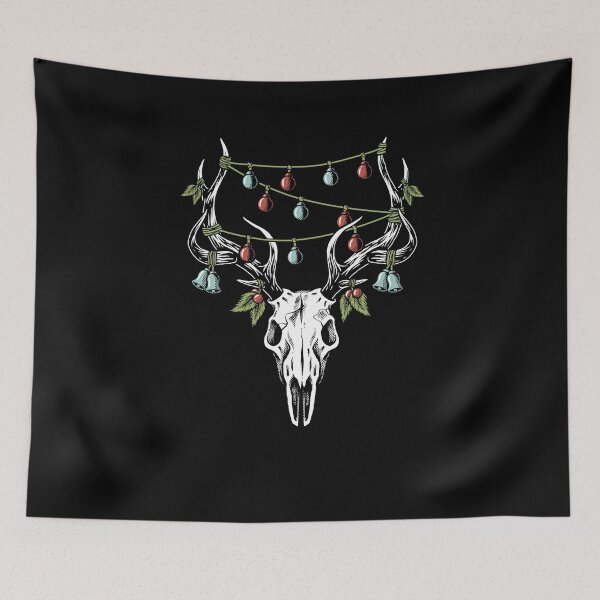 Item preview, Christmas Reindeer Skull Decorations designed and sold by Yipptee Shirts.