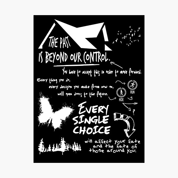 Item preview, THE PAST IS BEYOND OUR CONTROL designed and sold by Art by athelstan.