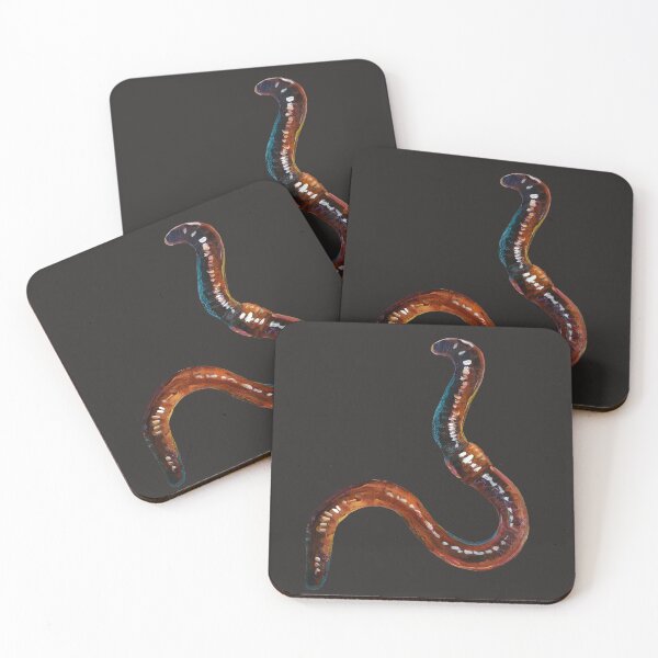 Item preview, Creepy Cute Earthworm Sticker designed and sold by RobertPhelpsArt.