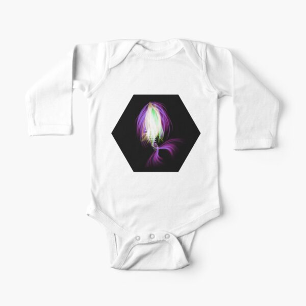 Roanemermaid Long Sleeve Baby One-Piece
