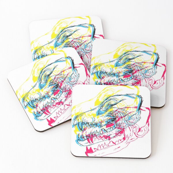 Item preview, CMYK Skulls designed and sold by Eye of Newt Designs.